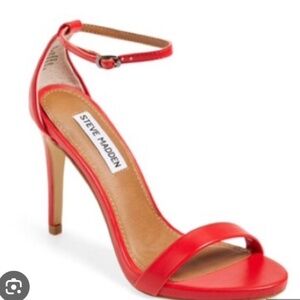 Red Steve Madden Heel LIKE NEW Size 8 Stecy Shoe